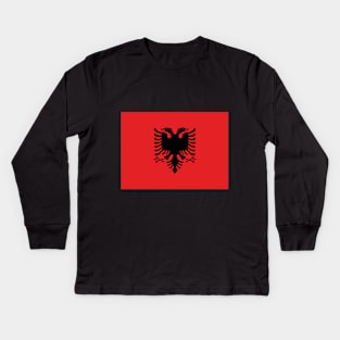 Albania Kids Long Sleeve T-Shirt